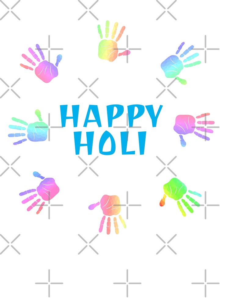 Happy Holi Indian Festival Of Colors by Sartoris Art