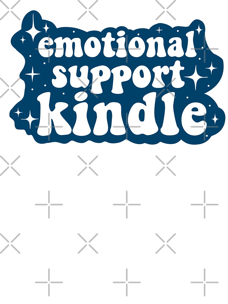 Emotional support kindle blue by RavenAMarie