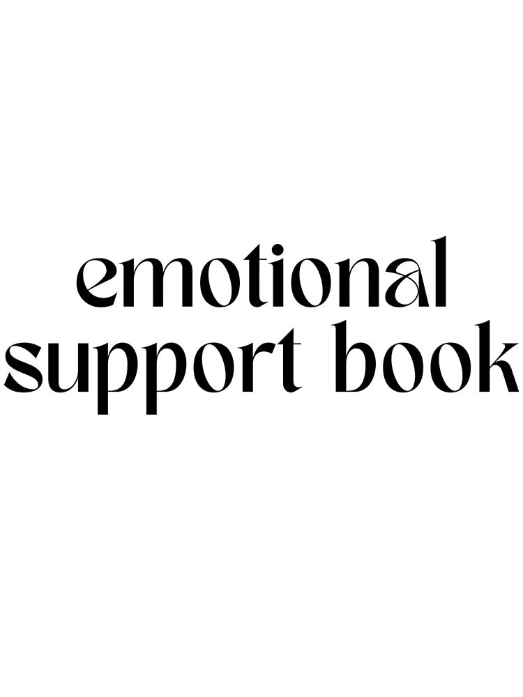 emotional support book by lilykaylea