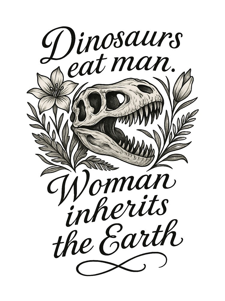 Dinosaurs eat man... by AKNinetyDesigns