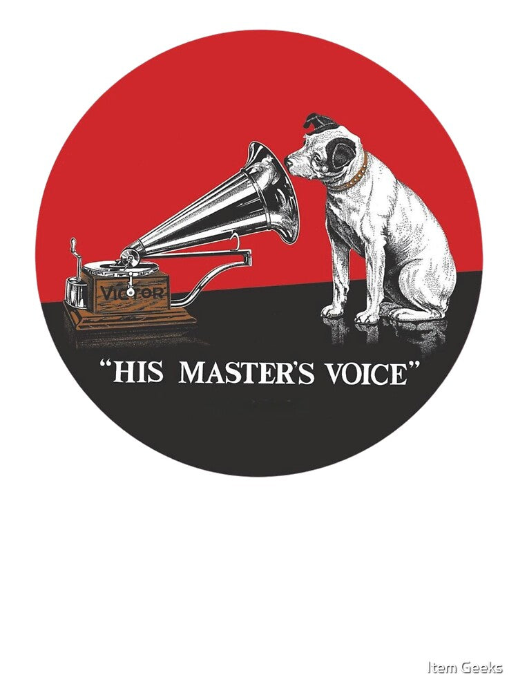 His Master's Voice Nipper the RCA Victor Dog by Item Geeks