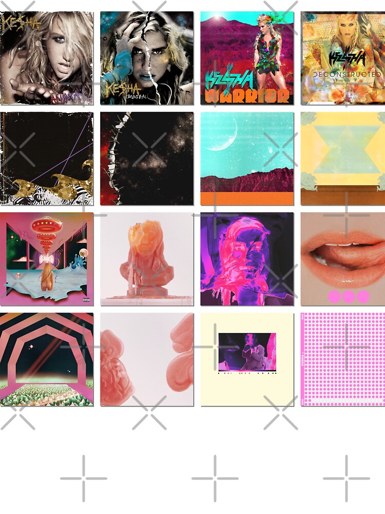 KESHA TOUR SHIRT DISCOGRAPHY ALBUMS by christian-suxx