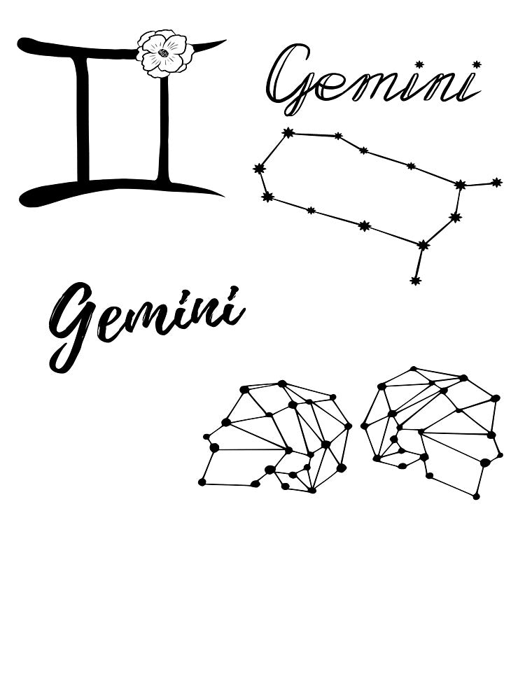 Sticker pack Gemini star sign by DahliaBlanche