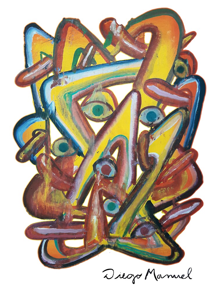 Shapes, eyes and tongues by Diego Manuel Rodriguez
