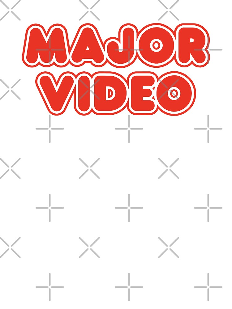 MAJOR VIDEO LOGO T-SHIRT by TREVORSNEWEST