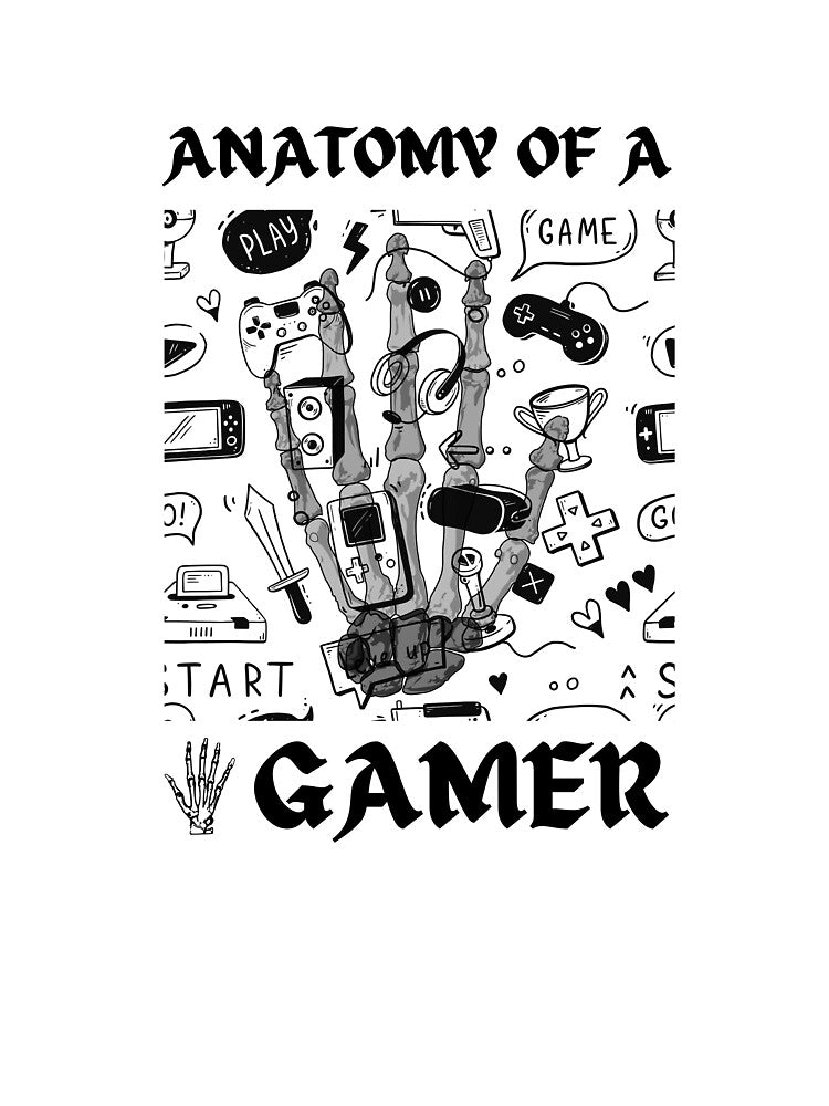 Anatomy of a Gamer by widely4u