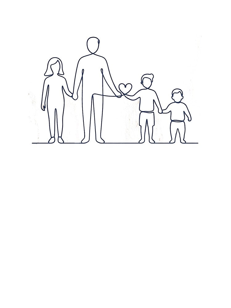 Family line art by alex889art