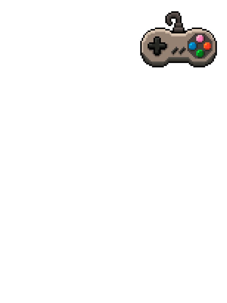 Retro Pixel Game Controller by UncleElijahsArt