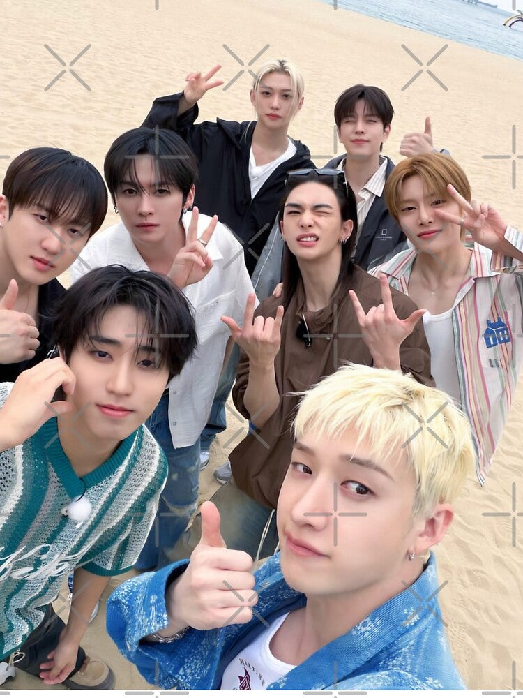 Stray Kids summer boyfriend Run It world tour poster ot8 logo you make stray kids STAY SKZ SKZOO kpop bang chan lee know changbin hyunjin han felix seungmin IN 5 star divine comeback by Kpop-Noona