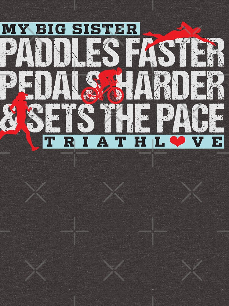 Big Sister Triathlete by LADGraphics