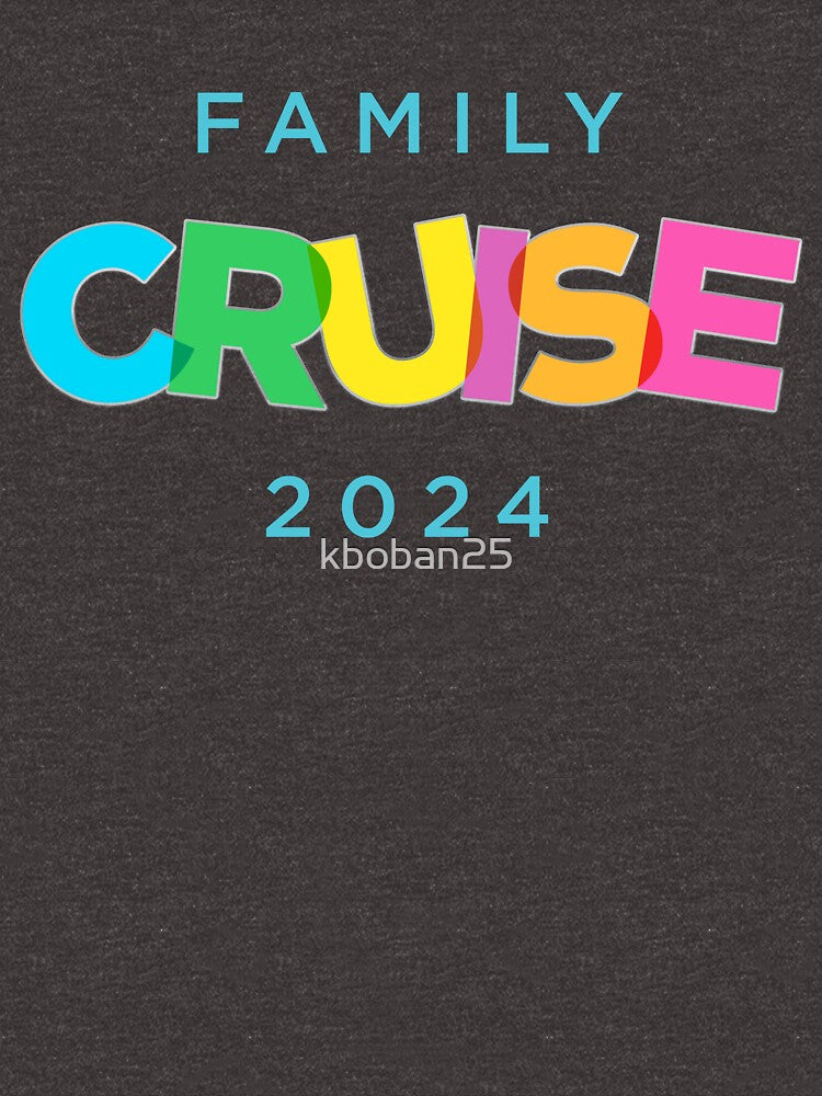 Family Cruise 2024 Summer Vacation Matching Family Group T-Shirt Kids T-Shirt by kboban25