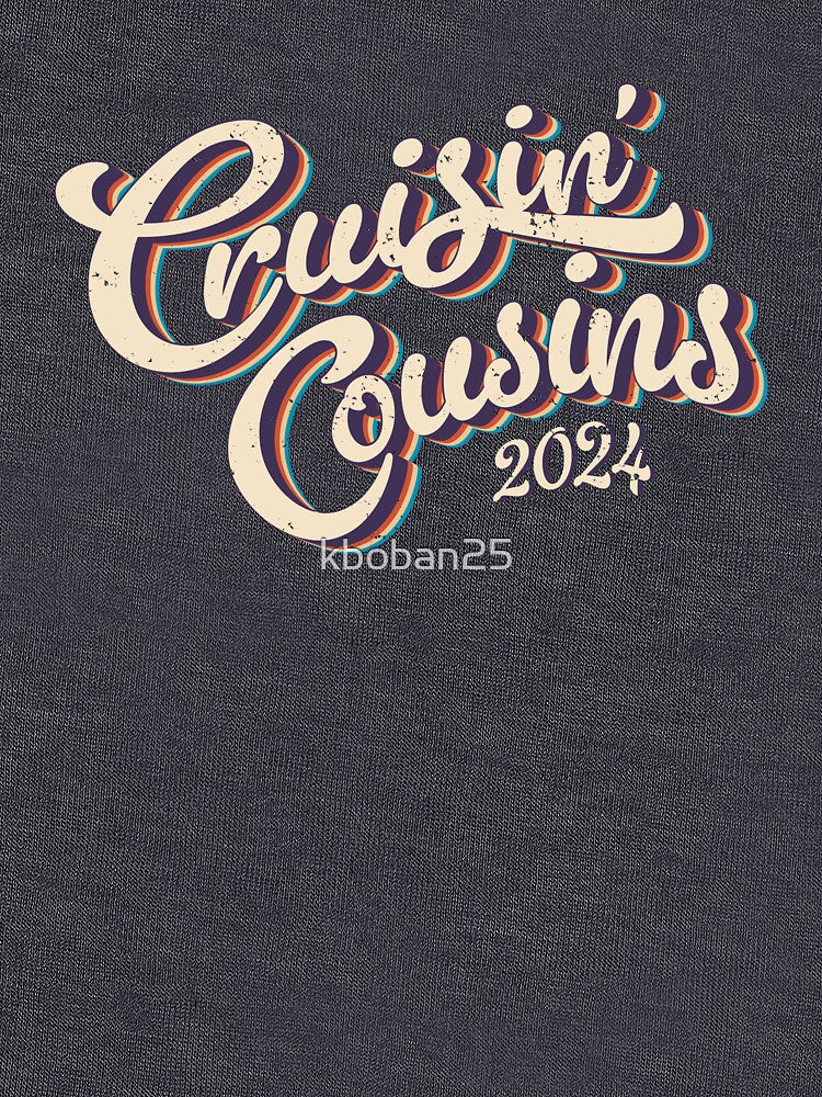 Cruisin Cousins 2024 Summer Vacation Matching Family Group T-Shirt Kids T-Shirt by kboban25