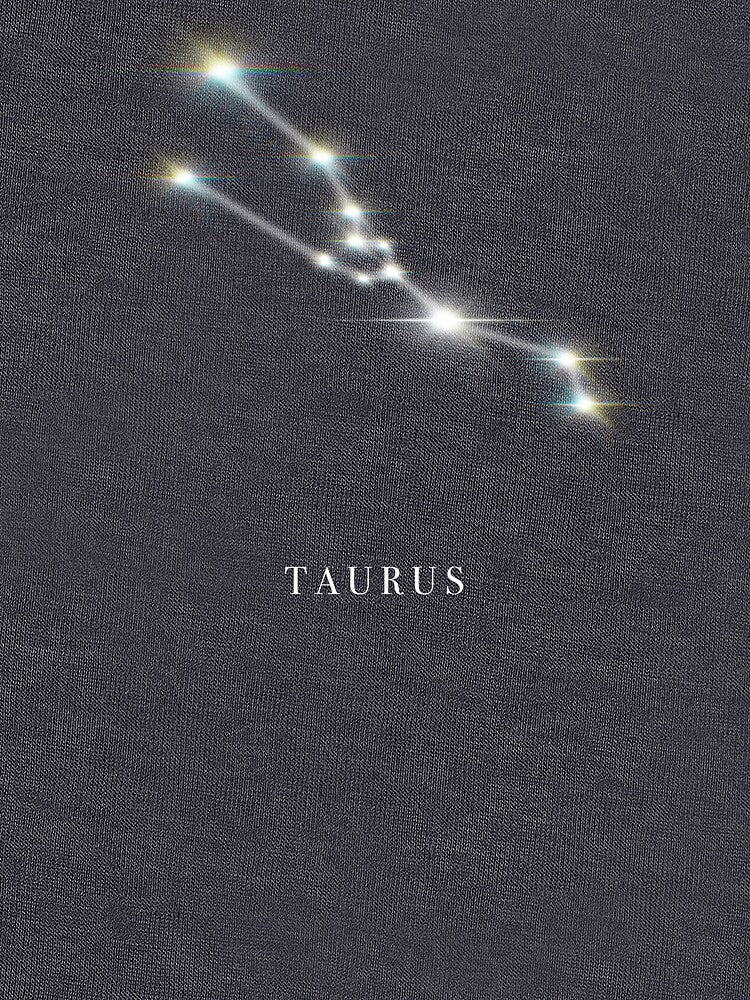 Celestial Fire: Taurus Constellation in the Midnight Sky ✨♈️ by Soft Ink