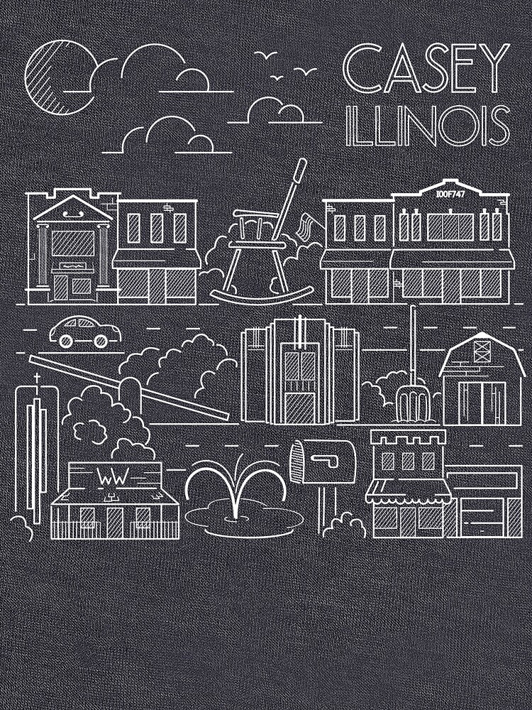 Town Line Art by Big Things Small Town