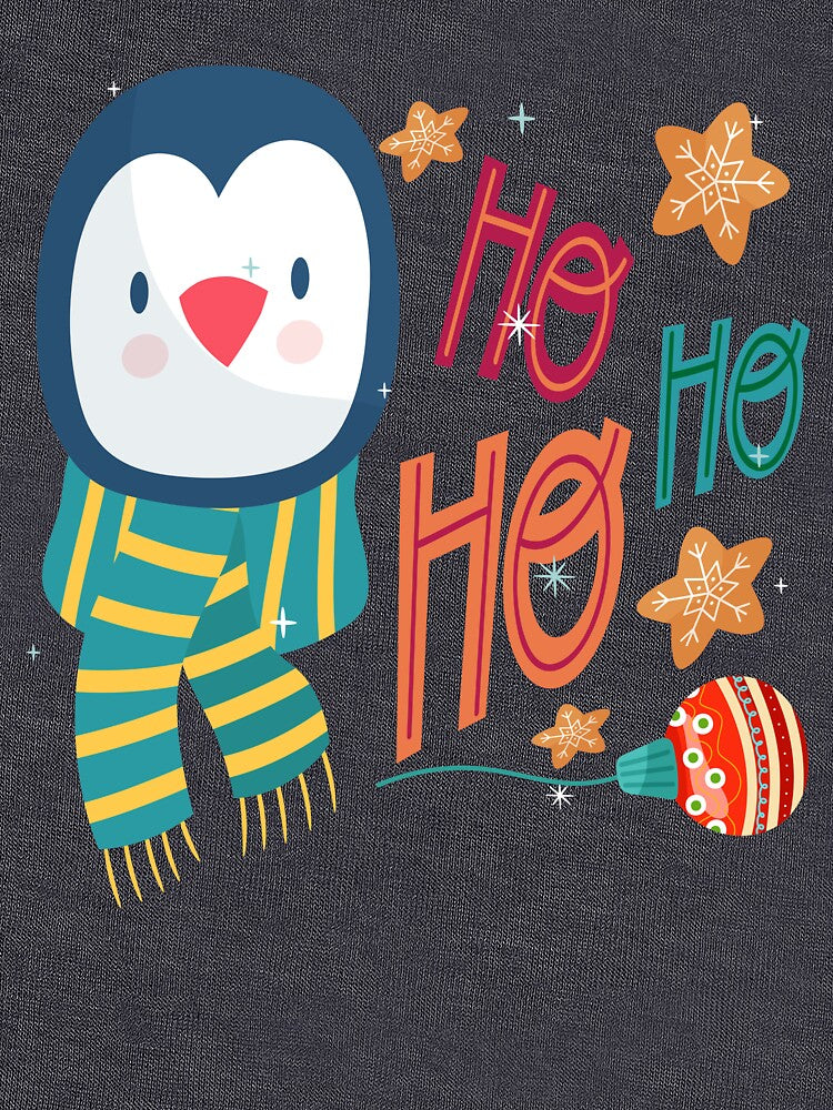 Retro vintage Penguin ho ho ho Christmas by hamzablk