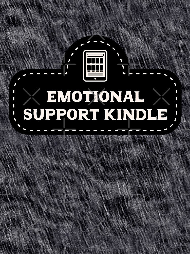 Emotional Support Kindle - Black by rainytheday
