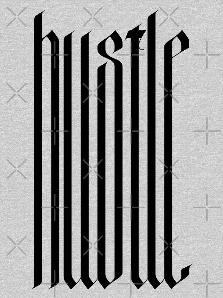 Hustle Gothic Typography by 187designz