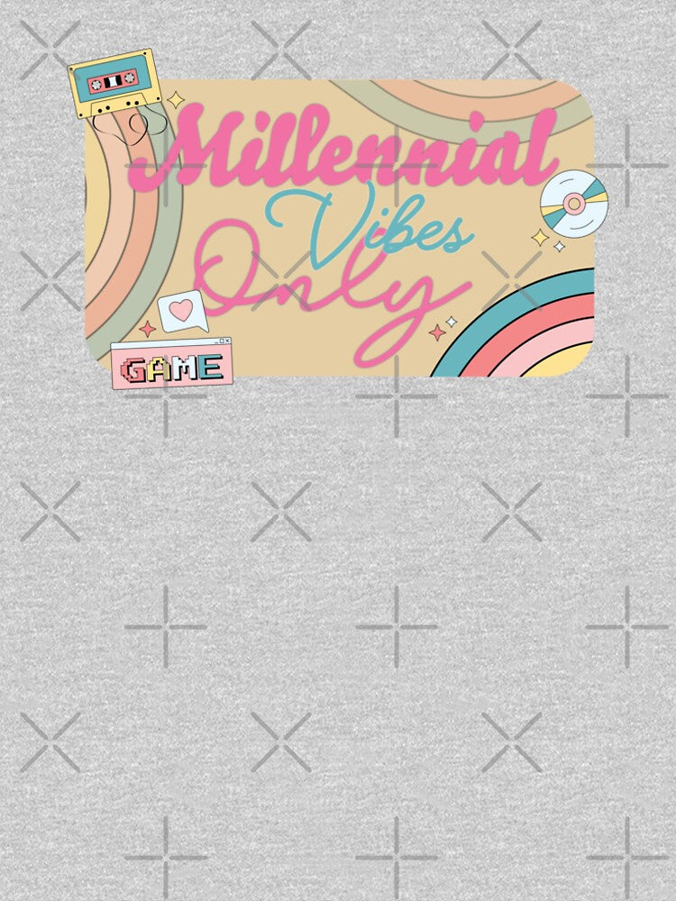 Retro Millennial vibes only sticker by ajourneytoyou