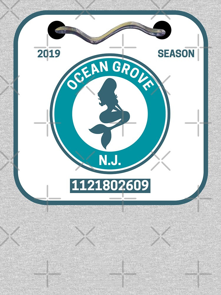 Ocean Grove New Jersey Beach Badge by fearcity