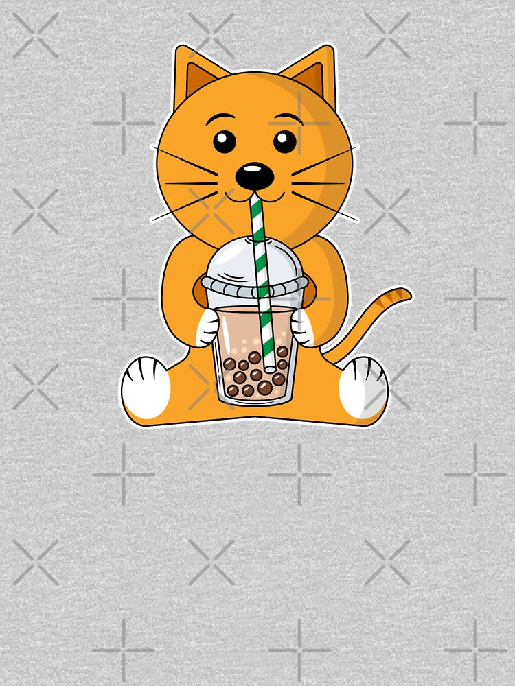 Cat Boba Tea - Cute Cat by gaCh438