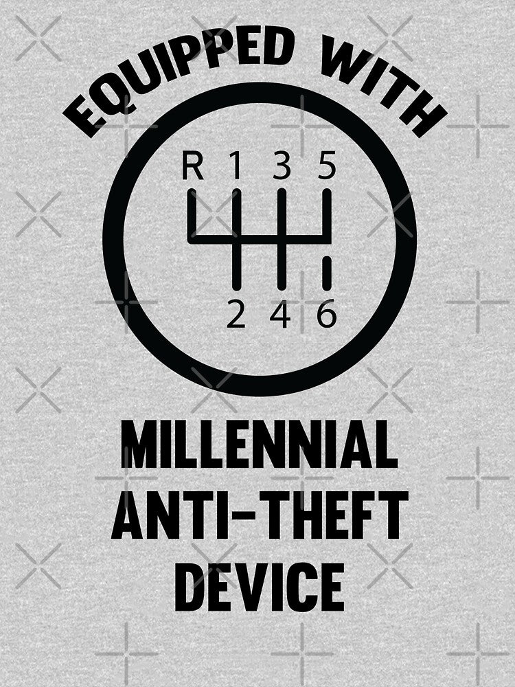 Equipped With Millennial Anti-Theft Device by AimarsKloset
