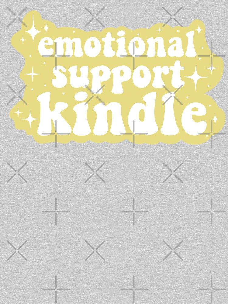 Emotional support kindle yellow by RavenAMarie