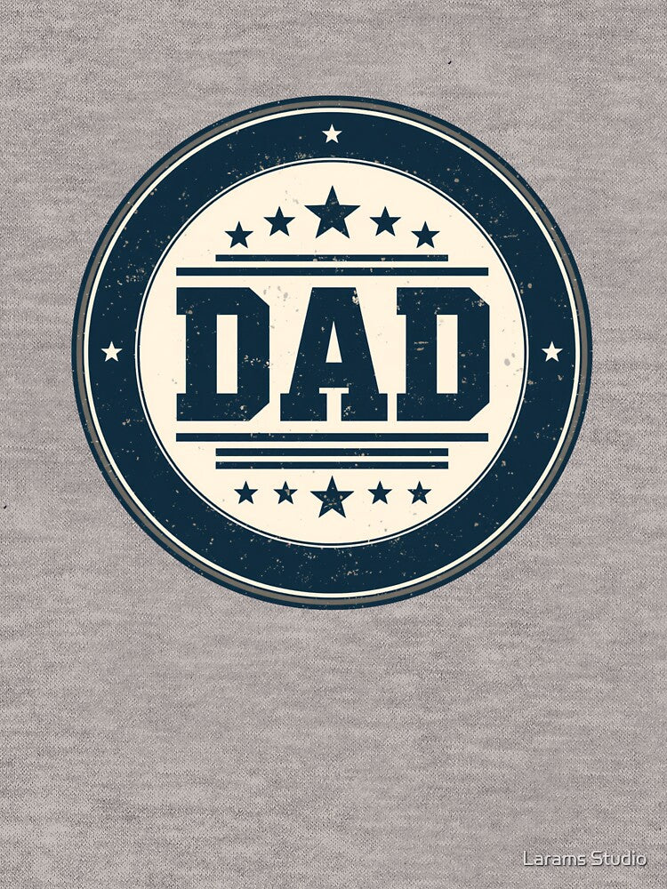 Vintage Retro DAD Est 2026 Badge by Larams Studio