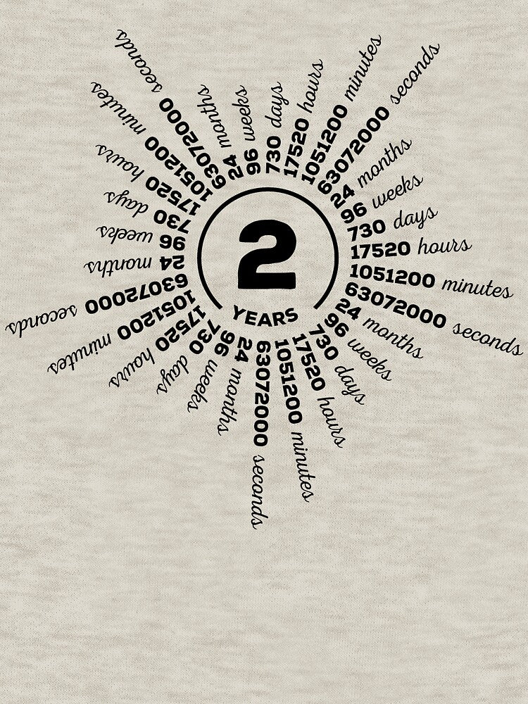 2nd Anniversary T-shirts, Phone Cases And Other Gifts by MemWear