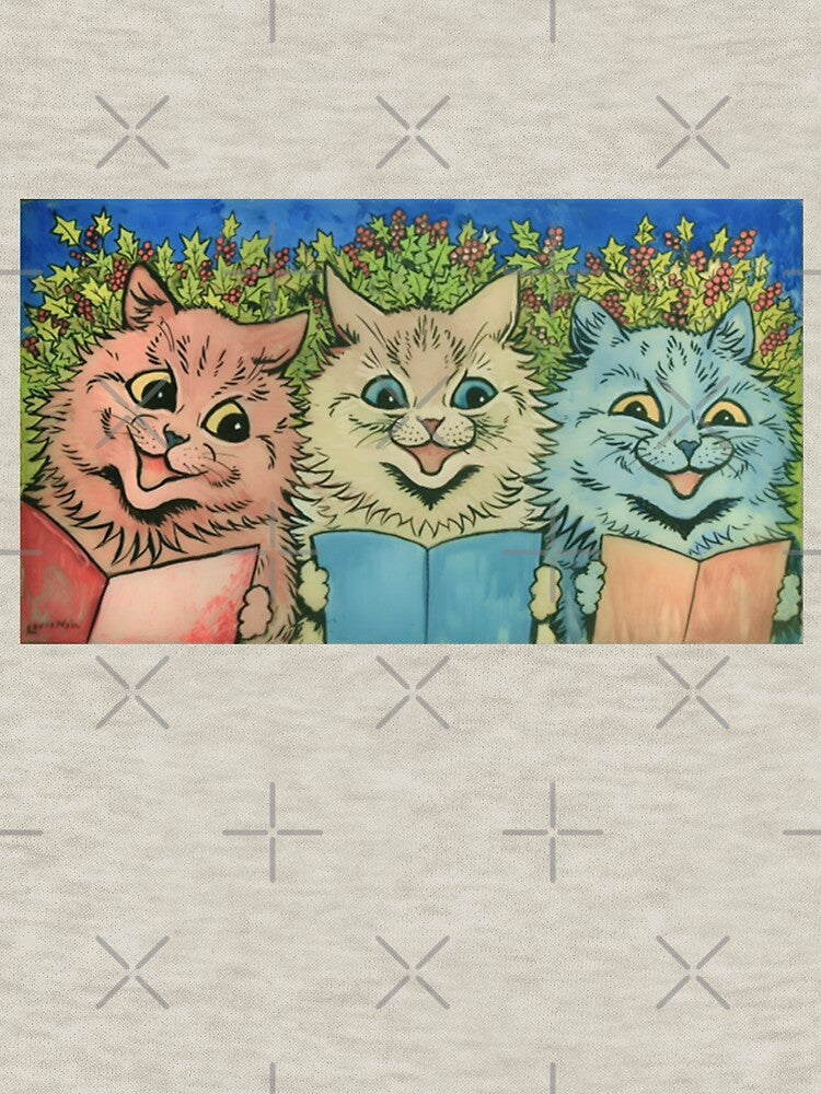 Carol Singing Cats by Louis Wain by WonderweissStudio