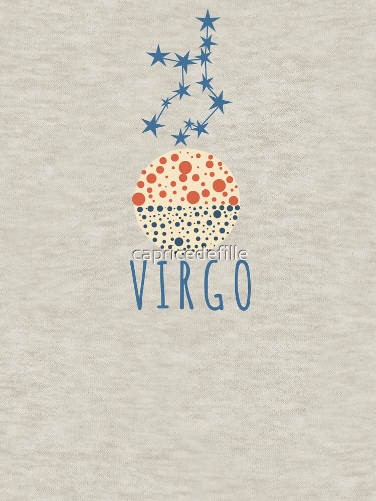 Minimalist Virgo Zodiac Constellation Art by capricedefille