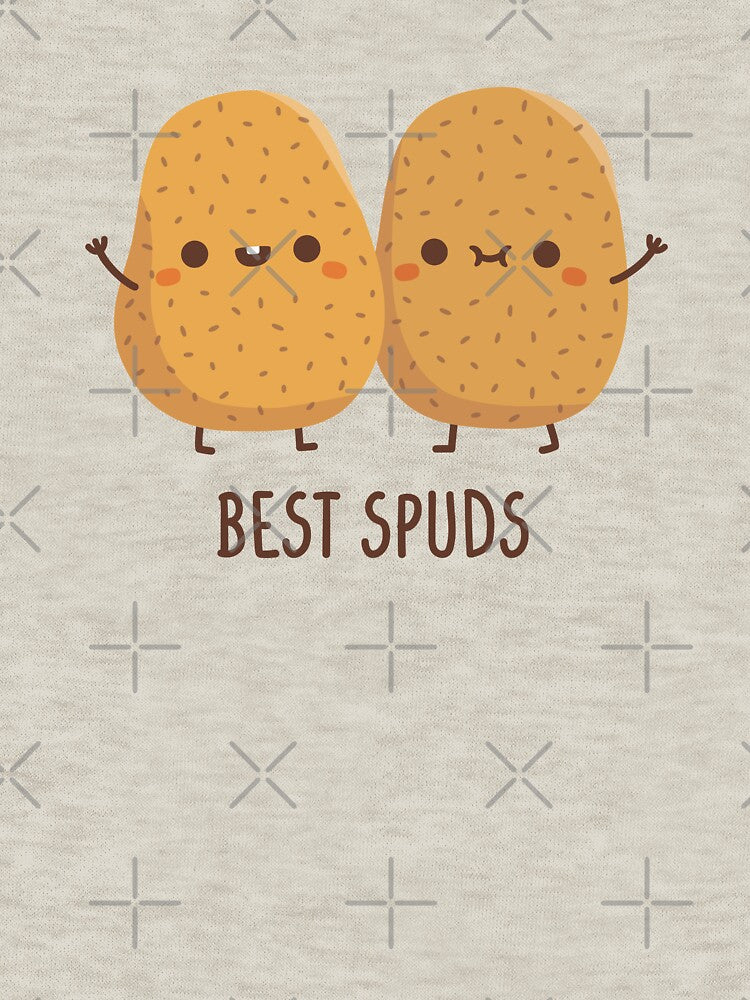Cute Potatoes Best Spuds Best Buds by rustydoodle