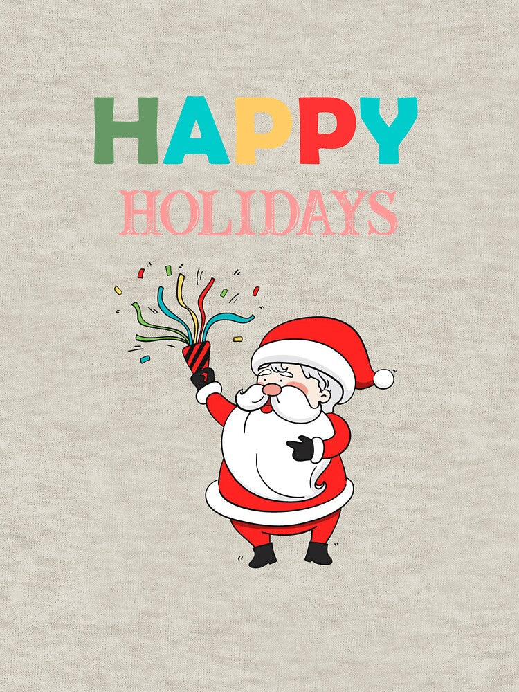 retro vintage pink santa claus,happy holidays by SeniorPrint99