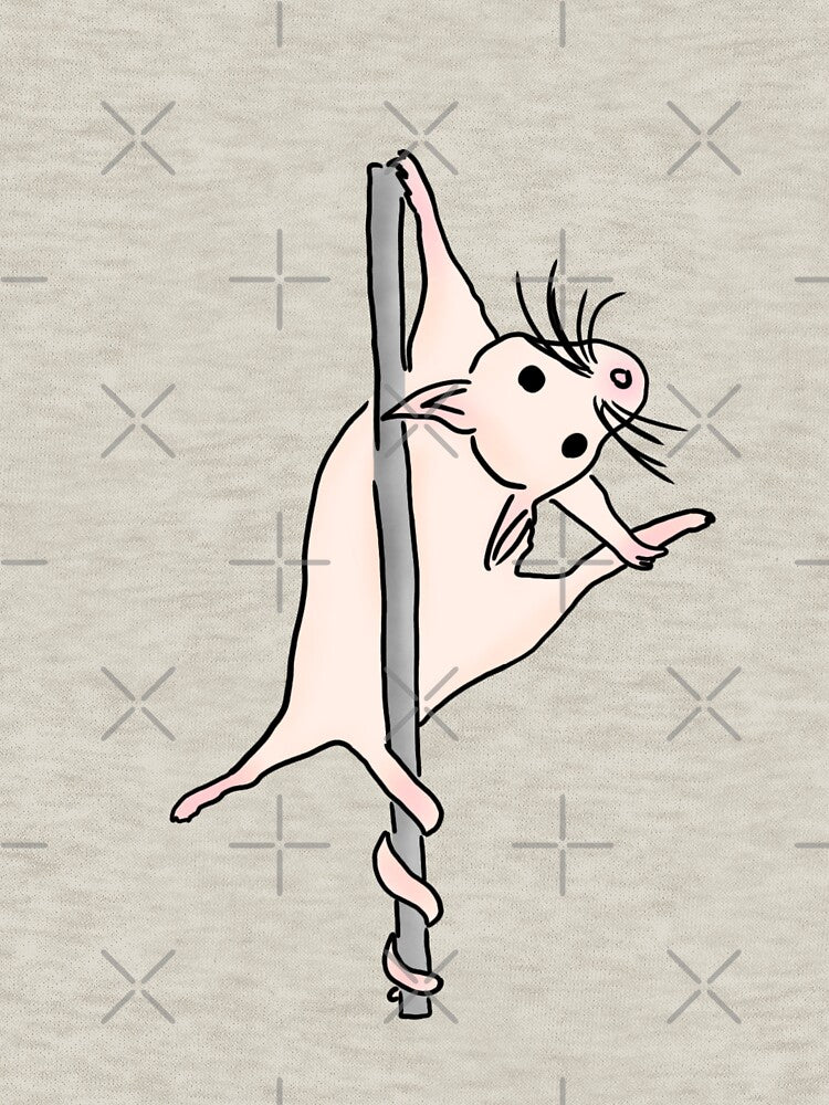 Pole Dancing rat by personpotato