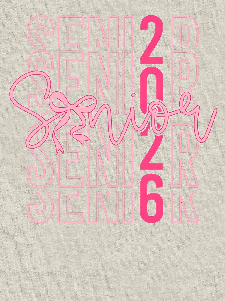 Senior 2026, Graduation, Class of 2026 Pink Trendy Senior by Malosortin