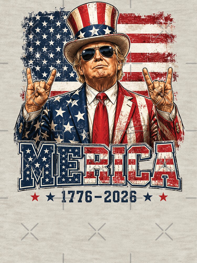 Trump 250th Birthday of America 250 Years 4th of July Trump by D4nnyBoiArt