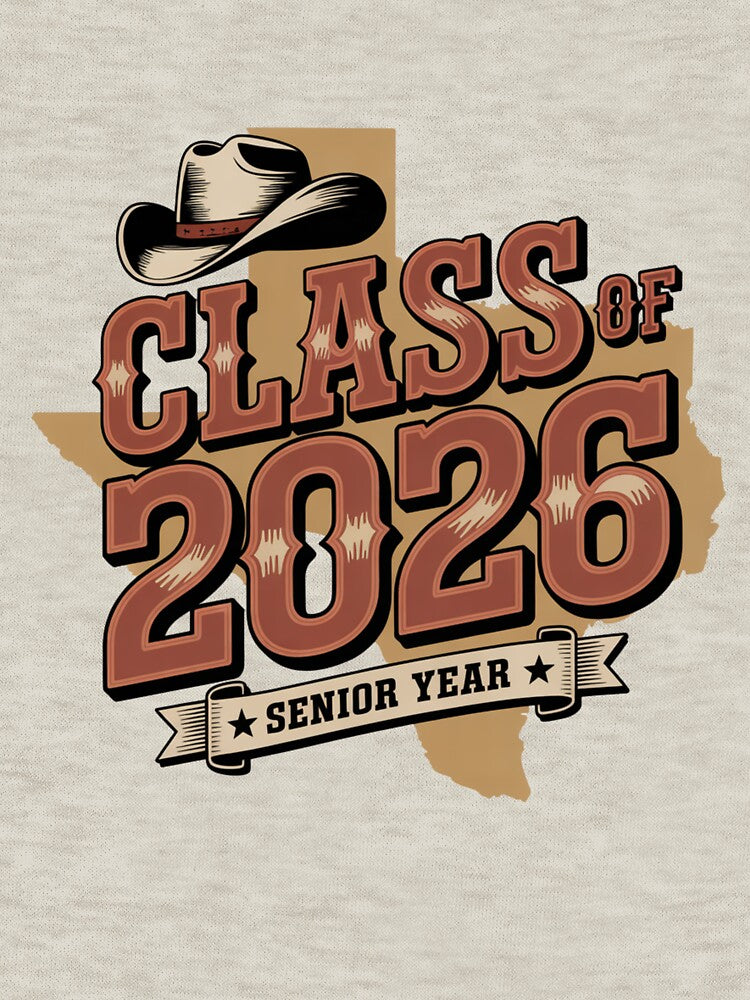 Class of 2026 Texas Senior Year Shirt by What a cute-Tee