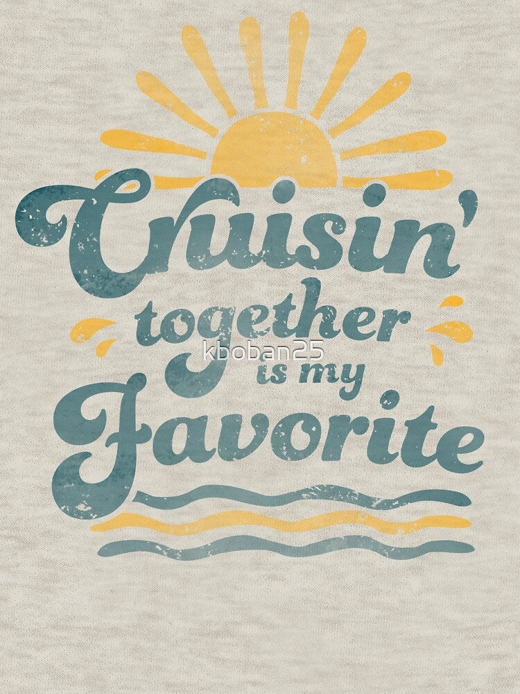 Cruising Together is My Favorite Summer Vacation Matching Family Group T-Shirt Kids T-Shirt by kboban25