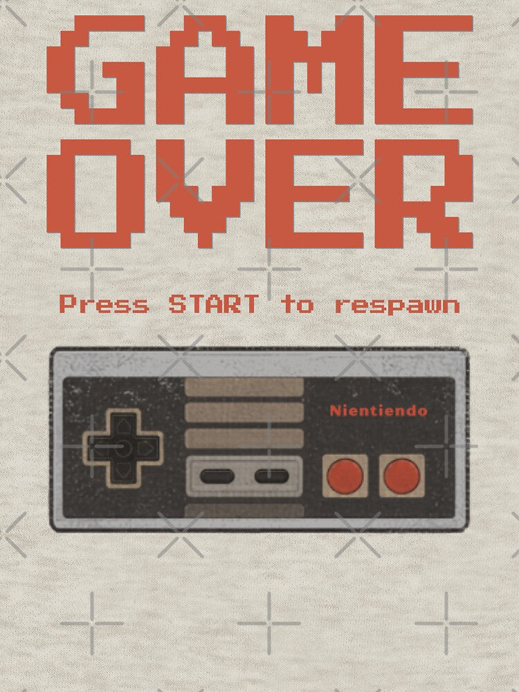 Retro Game Over Nientiendo Parody Controller by 7Closset