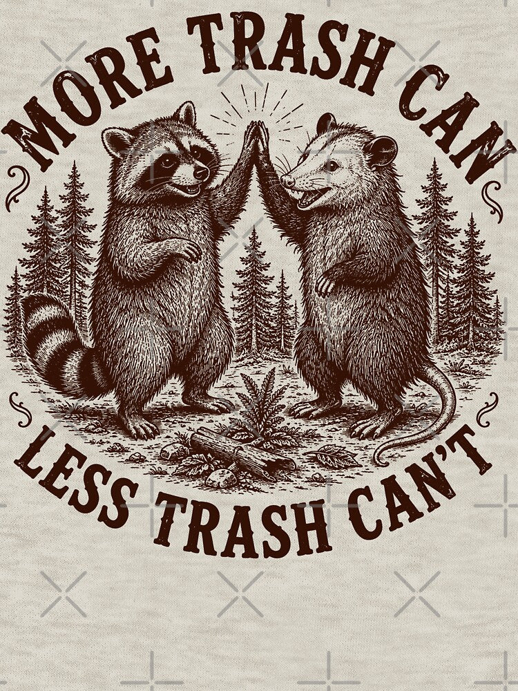 More Trash Can Less Trash Can't, Raccoon Opossum Meme by will freed18