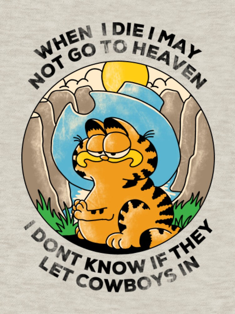 Garfield funny cat art gift by MiladaJezova