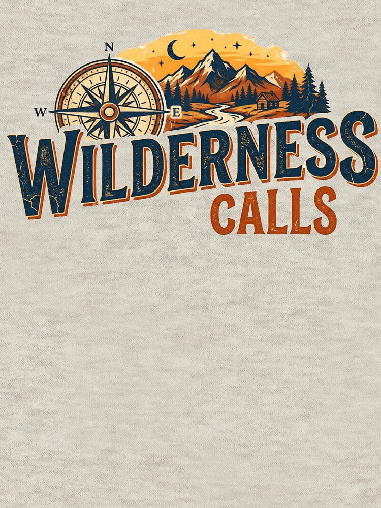 The Wilderness Calls: Vintage Mountain & Compass Adventure by LookLikeBrand