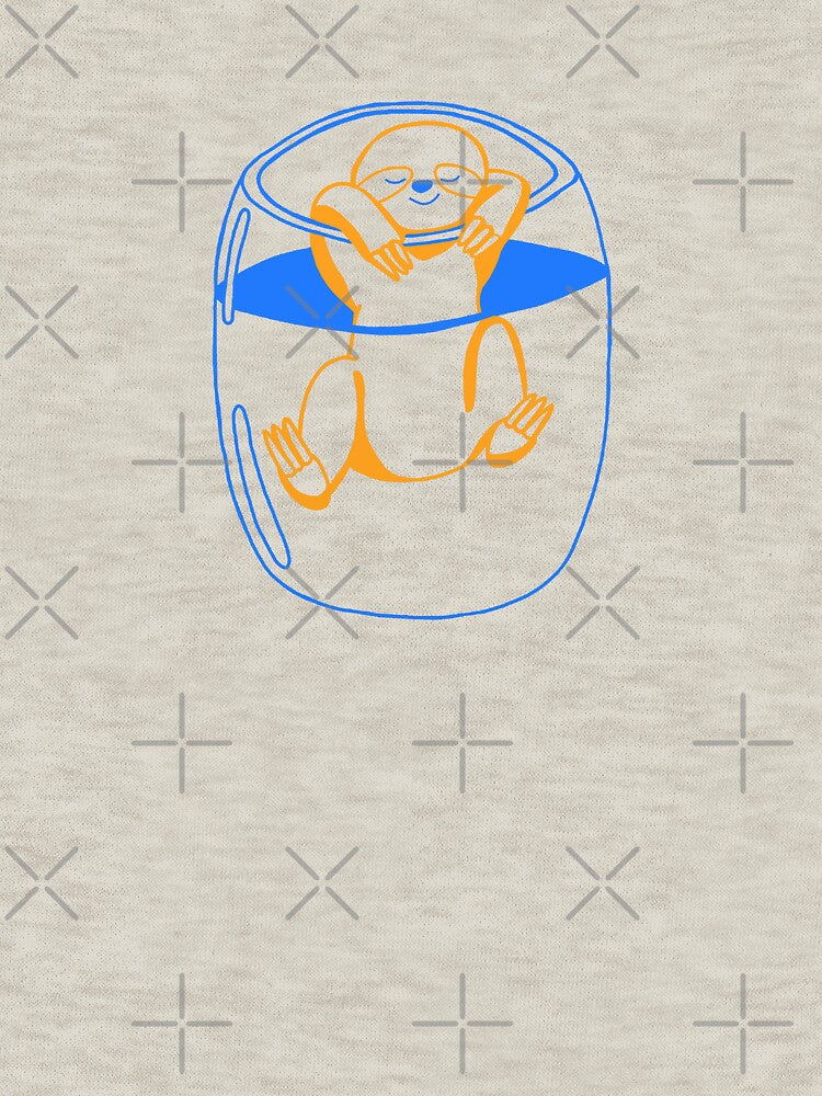 Content Sloth (blue/orange) by MSR-Creative