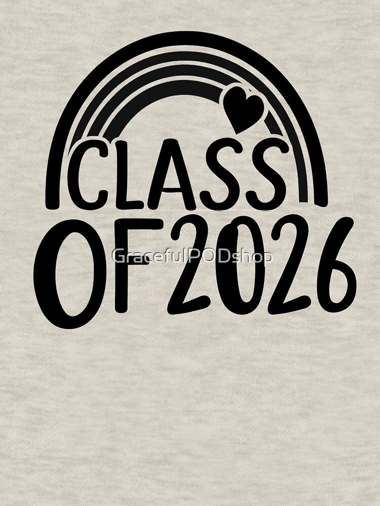 Class of 2026 Senior Graduation Rainbow Design by GracefulPODshop