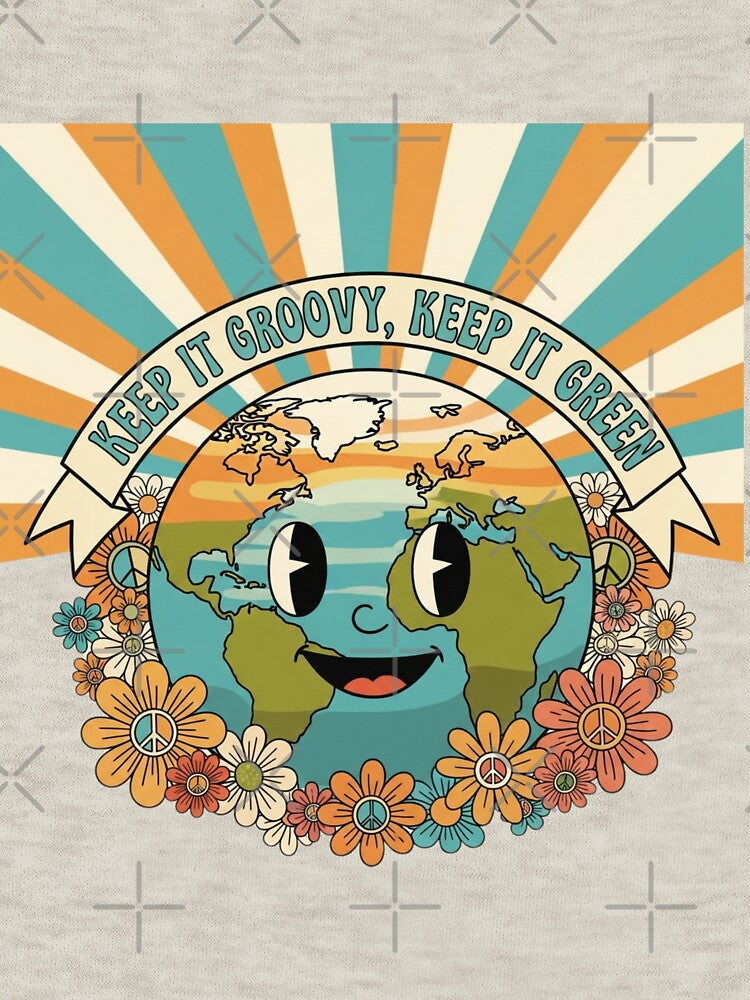 Retro Eco Planet – Vintage Earth Design | Keep It Green by Design_Your_Day