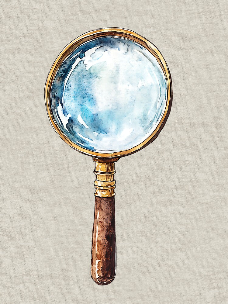 Dark Academia Magnifying Glass by bapupa