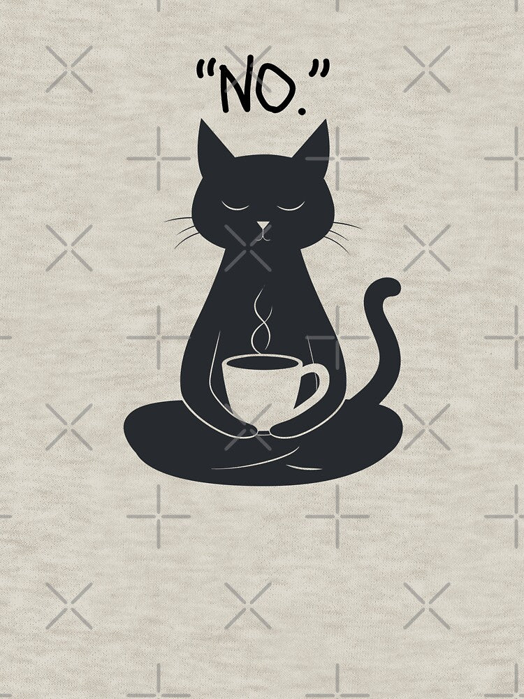 Peaceful Cat Says No by GoblinBoutique