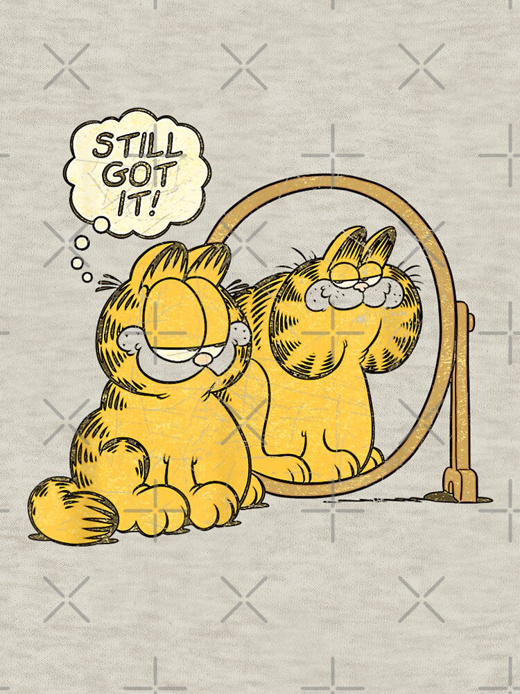 Garfield Still Got It Distressed Perfect Gift Fan by SimoneKebler