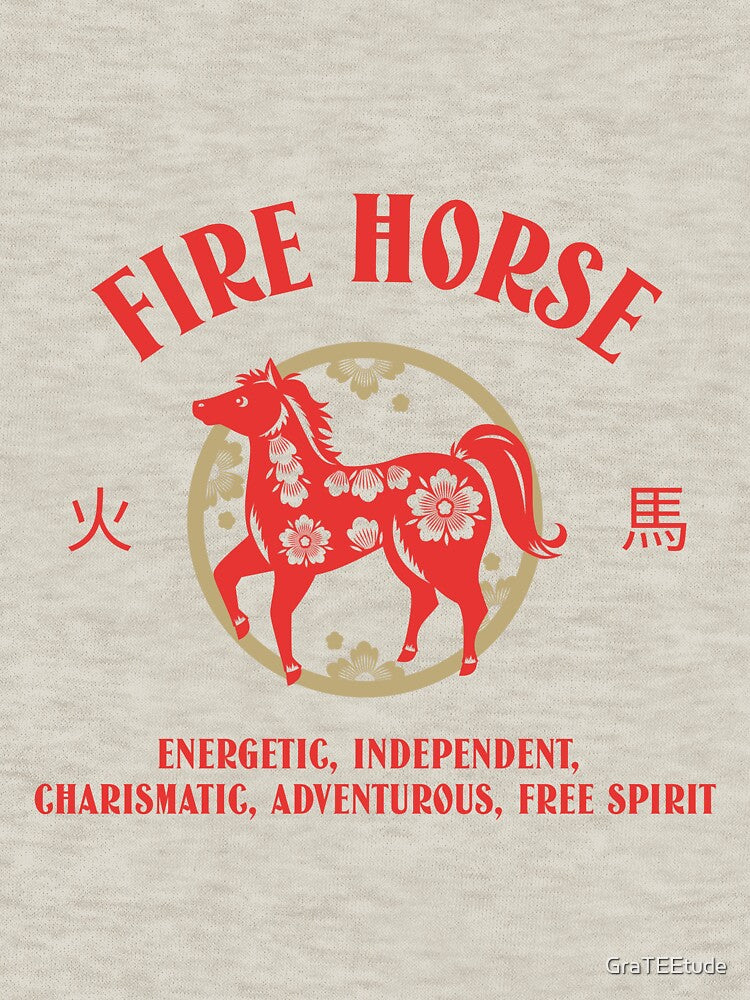 Year Of The Fire Horse 火马 2026 by GraTEEtude