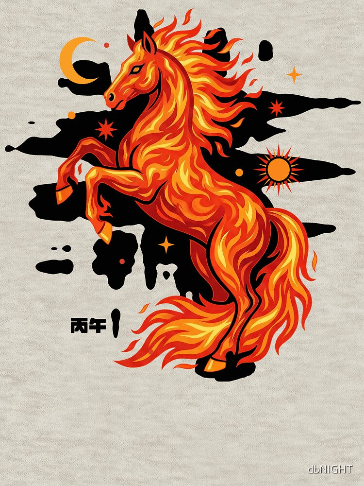 Fire Horse – Chinese Zodiac Lunar New Year Shirt by dbNIGHT