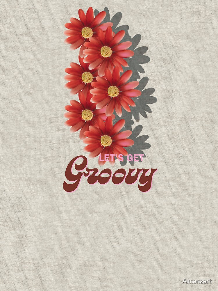 Groovy Margarita retro beige floral vibes. by Almanzart